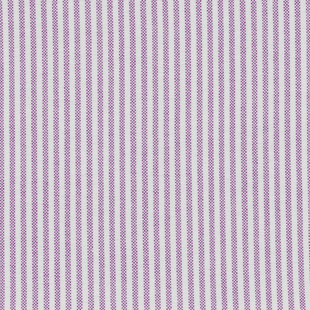 Heather & White University Stripe Two-Ply 100% Pima Cotton Oxford