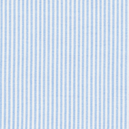 Skye Blue & White University Stripe Two-Ply 100% Pima Cotton Oxford
