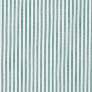 Green & White University Stripe Two-Ply 100% Pima Cotton Oxford